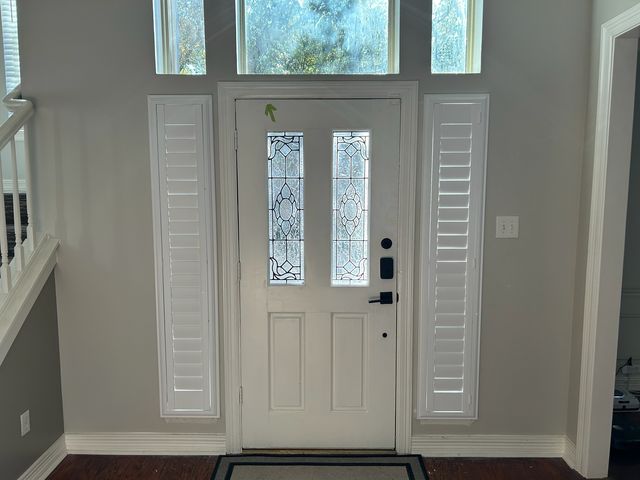 Plantation shutters giving an Iowa home a finished look buyers notice