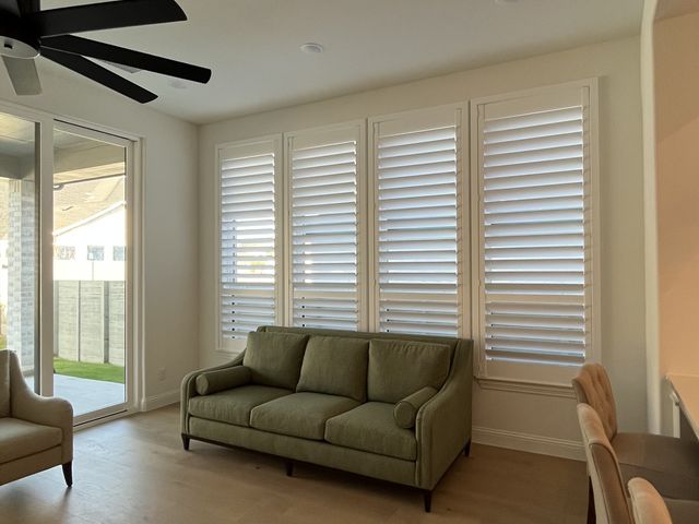 Shutters installation by Love Is Blinds Iowa