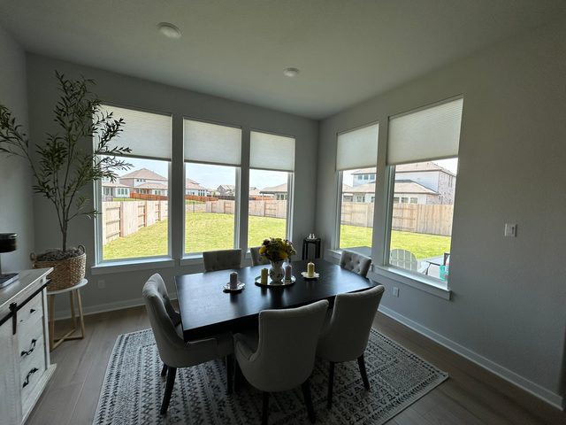 Custom Honeycomb Shades installation by Love Is Blinds Iowa
