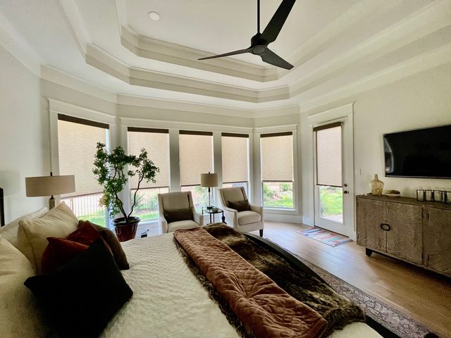 Custom Roller Shades installation by Love Is Blinds Iowa