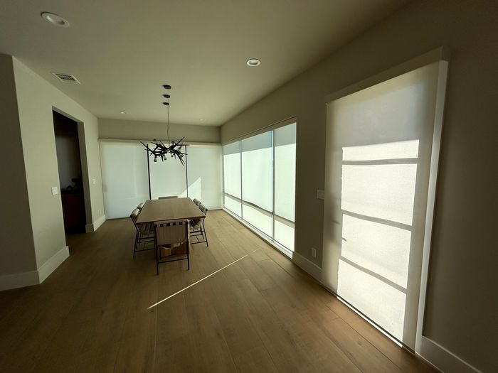 Custom Roller Shades installation by Love Is Blinds Iowa