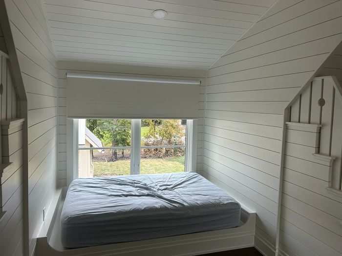 Custom Roller Shades installation by Love Is Blinds Iowa
