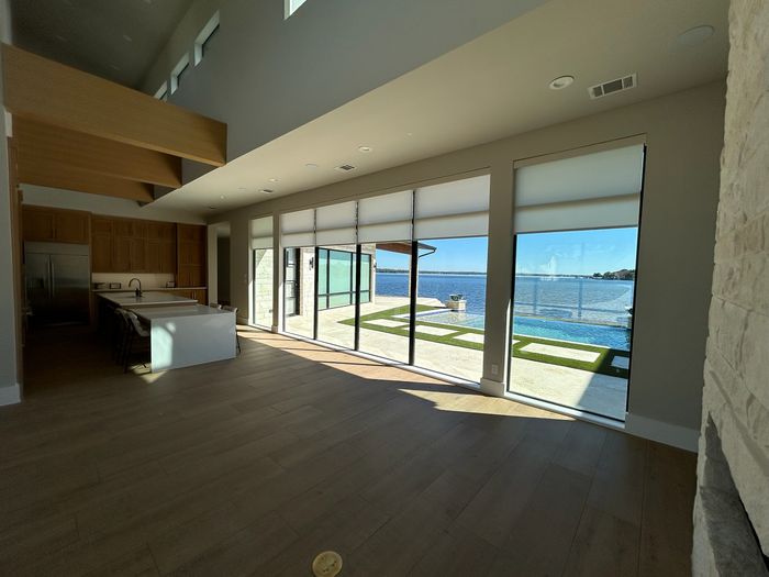 Custom Roller Shades installation by Love Is Blinds Iowa