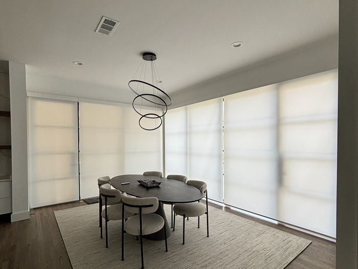 Custom Roller Shades installation by Love Is Blinds Iowa