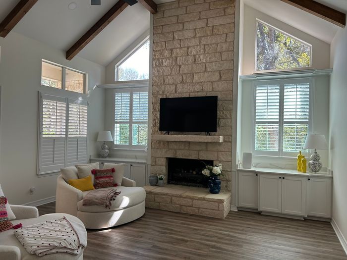 Custom Plantation Shutters installation by Love Is Blinds Iowa