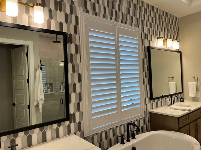 Custom Plantation Shutters installation by Love Is Blinds Iowa